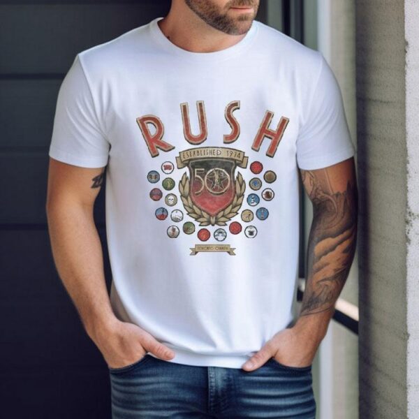 Rush Motifs Toronto Canada Est 1974 Shirt