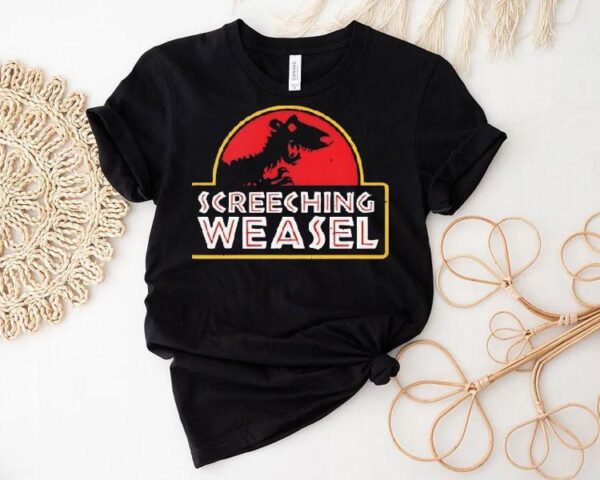 Screeching Weasel Jurassic Weasel Style Jurassic Park Shirt