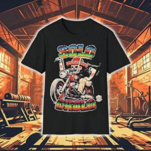 Solo Cholo Latino Biker Skeleton Streetwear Shirt