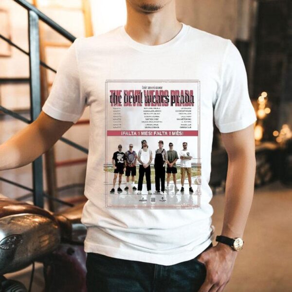 The Devil Wears Prada Latin America Tour 2025 Dates Shirt