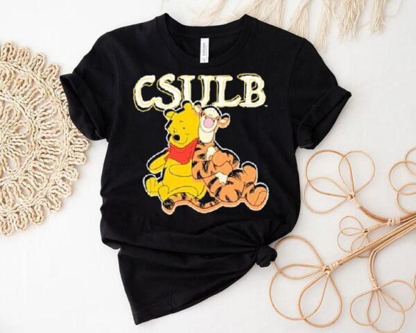 Winnie-the-pooh And Tigger Long Beach State Lbsu Shirt