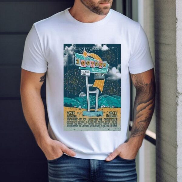 Zootown Music Missoula, Montana Fes 2025 Tour Shirt