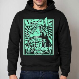 July Vibrant Music Hall Waukee Ia Hoodie