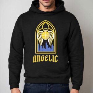 Angelic Basketball Logo Hoodie