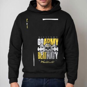 Army Black Knights Skull Beat Football Hoodie