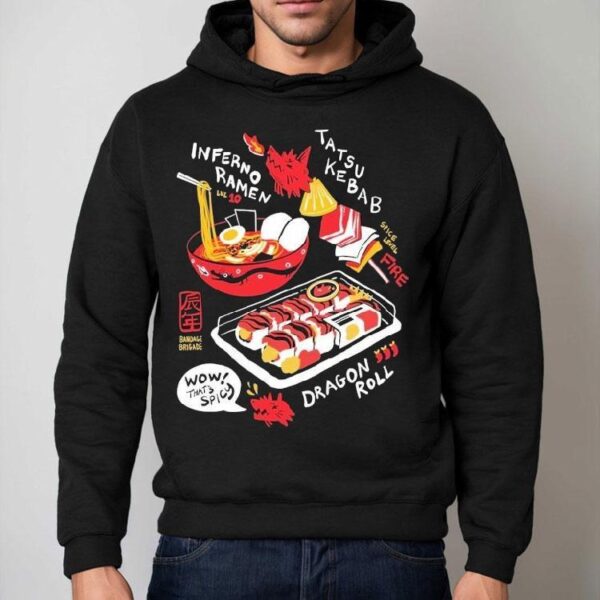 Bandage Brigade Dragon Roll Hot Spicy Shirt