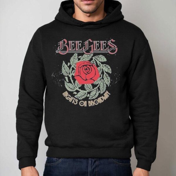 Bee Gees Nights On Broadway Rose Shirt