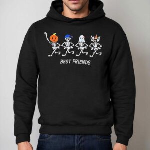 Best Friends Skeletons Halloween Hoodie