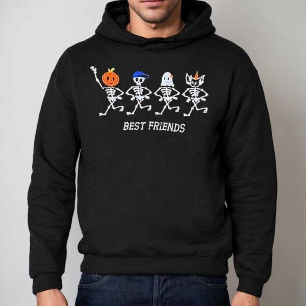 Best Friends Skeletons Halloween Shirt