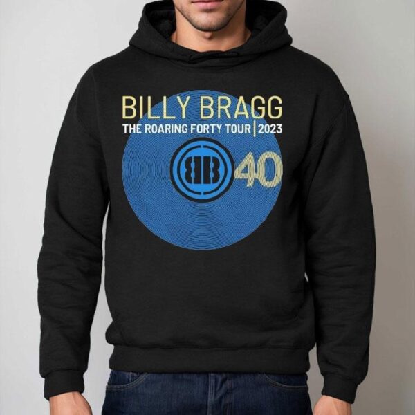 Billy Bragg 40 The Roaring Forty Tour 2023 Shirt