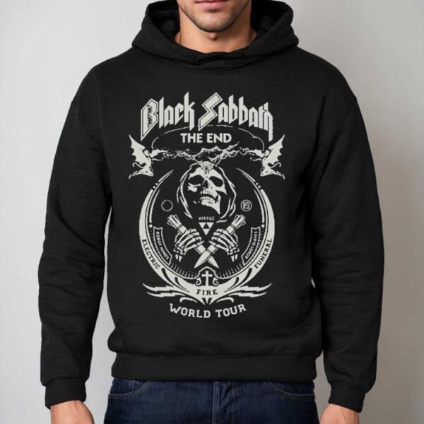 Black Sabbath The End World Tour 2025 Skeleton Shirt