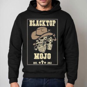 Blacktop Mojo Western Mojo Est Skull Cowboy Hoodie
