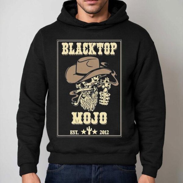 Blacktop Mojo Western Mojo Est 2012 Skull Cowboy Shirt