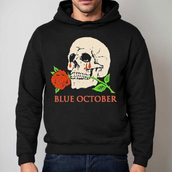 Blue October Where Did You Go I’m Less Of A Mess These Days Skull Rose Shirt