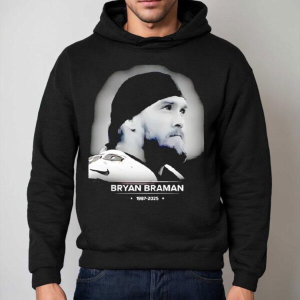 Bryan Braman Philadelphia Eagles 1987 2025 In Memory Shirt