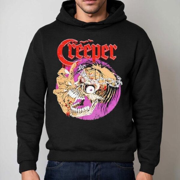 Creeper Distressed Skull-head Shirt