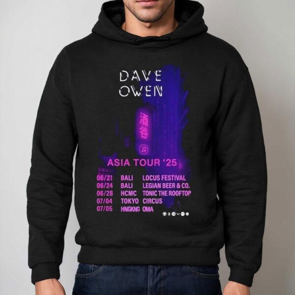 Dave Owen Asia Tour 2025 Tokyo Circus July 4 Shirt