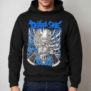 Death Side Flame Axe Hoodie