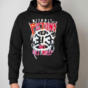 Detroit Pistons X Rhea Ripley Wwe Hoodie