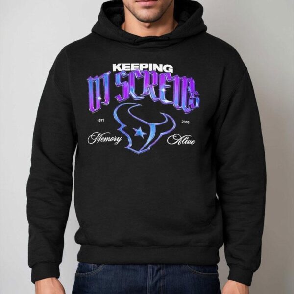 Dj Screw X Houston Texans Keeping Memory Alive 1971 2000 Shirt