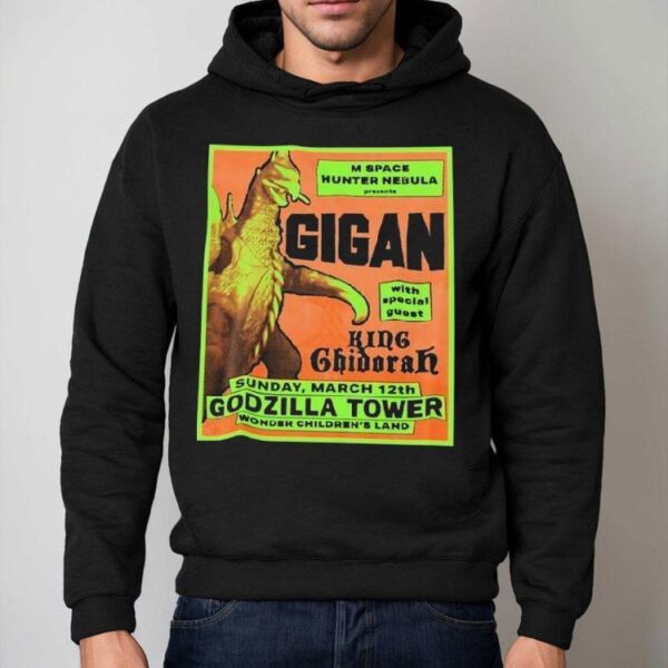 Gigan Tower Gigan Godzilla Tower Flyer Shirt