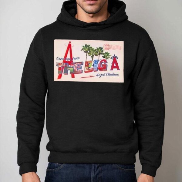 Greeting From The Big A 2025 Angels Giveaway Shirt