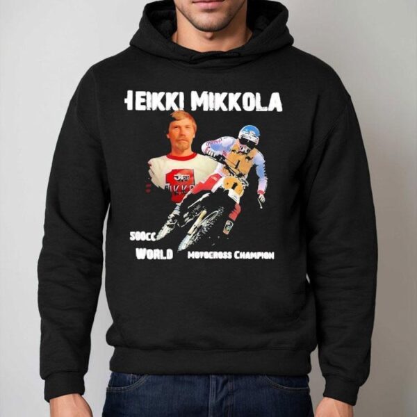 Heikki Mikkola 500cc World Motocross Champion Shirt