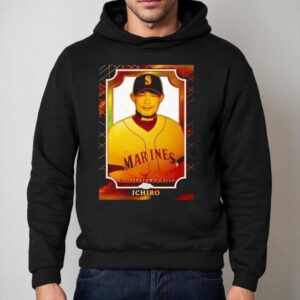 Ichiro Suzuki Black Seattle Mariners Mlb Hall Of Fame Cooperstown Calls Hoodie
