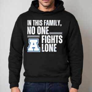 In This Family No One Fights Lone Hoodie