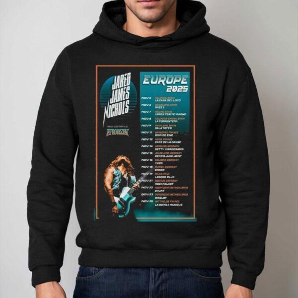 Jared James Nichols Europe Uk 2025 Tour Dates Shirt
