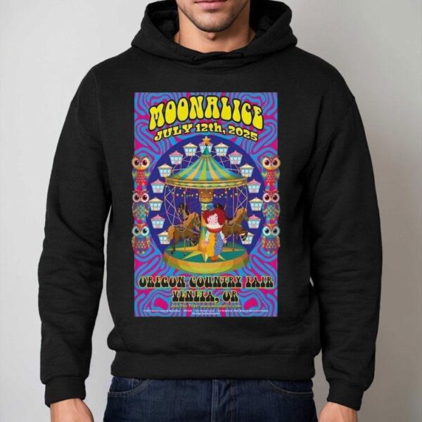 Moonalice July 12 2025 Oregon Country Fair, Veneta Live Shirt