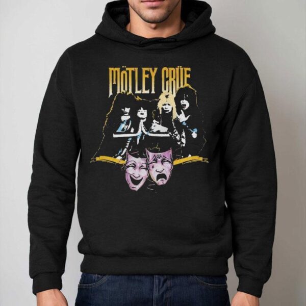 Motley Crue Theatre Of Pain Album 40th Anniversary Books Mask 2025 Shirt