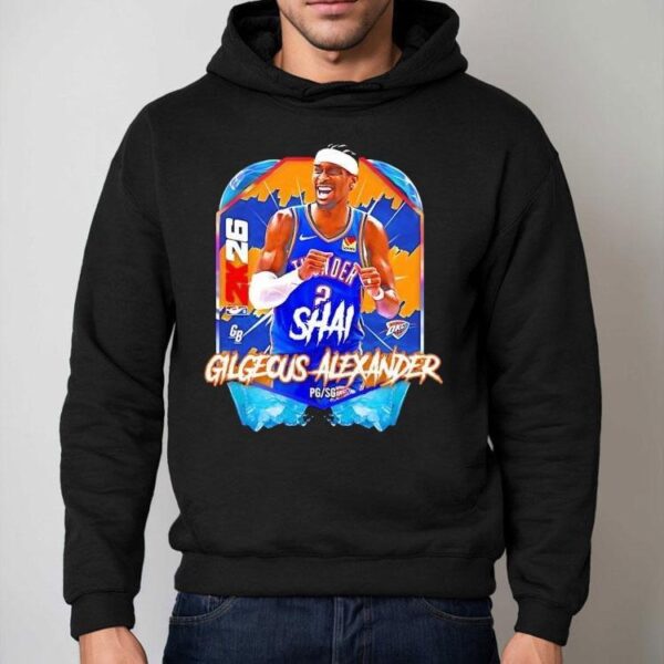 Oklahoma City Thunder Basketball Shai Gilgeous Alexander 2k26 Shirt