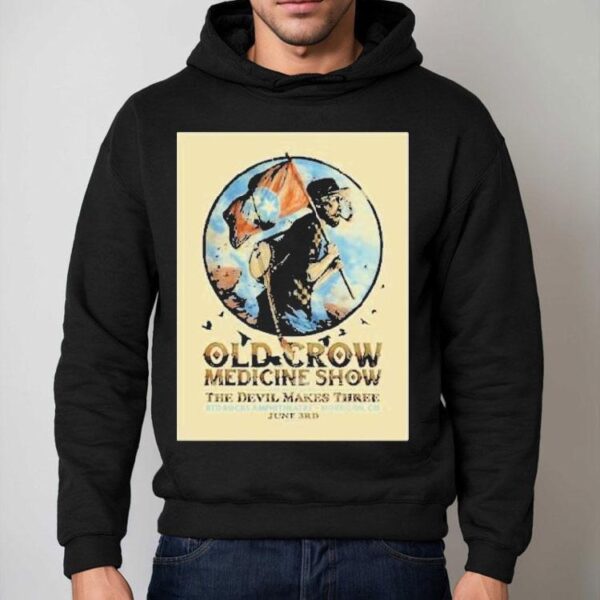 Old Crow Medicine Show The Devil Makes Three Red Rocks Amphitheatre Morrison Co Shirt