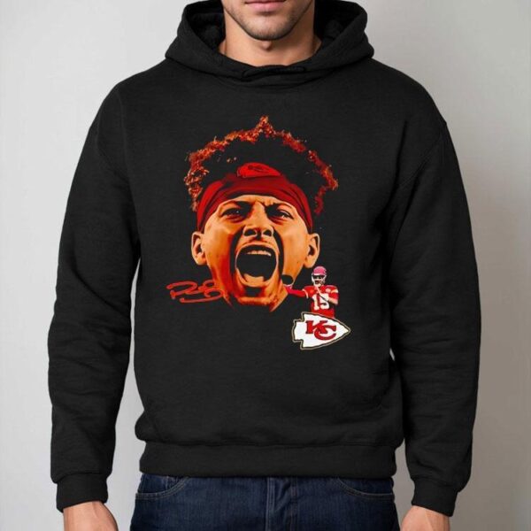 Patrick Mahomes Bigface Kansas City Chiefs Football Signature Shirt