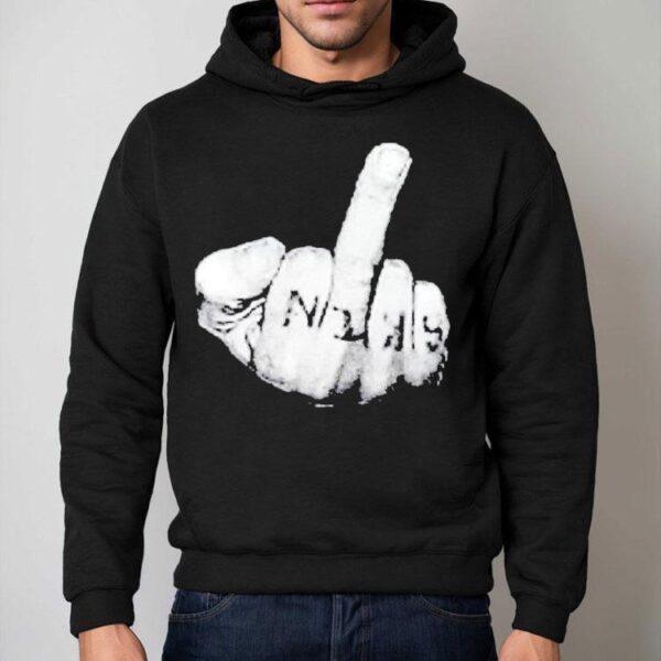 Ritchie Bruiser Support To Fight Cancer Middle Finger Shirt