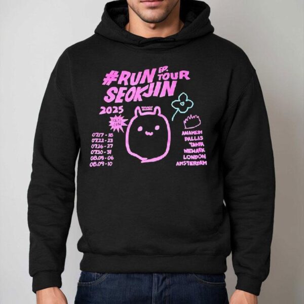 Run Seokjin Ep Tour 2025 World Wide Handsome Shirt