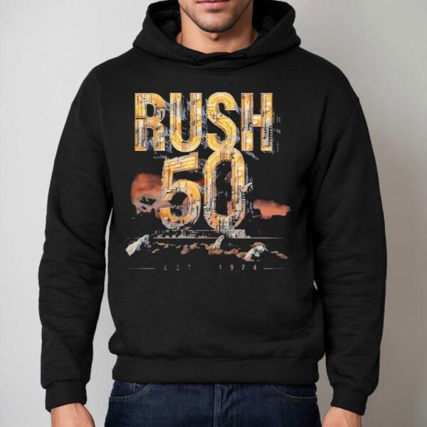 Rush 50 Brutalist Est 1974 Shirt