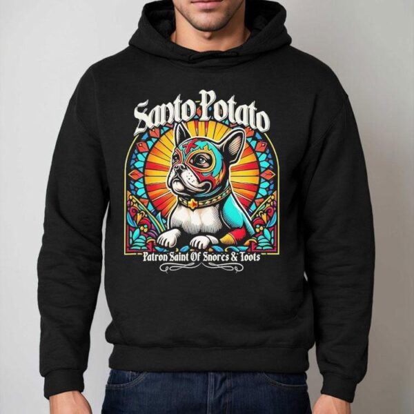 Santo Potato Patron Saint Of Snores And Roots Shirt