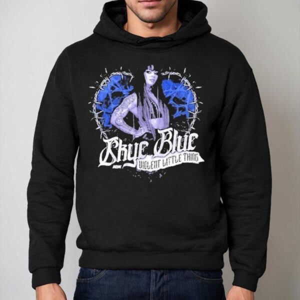 Skye Blue Violent Little Thing Aew Shirt