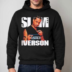 Slam Allen Iverson Philadelphia Ers Basketball Vintage Hoodie