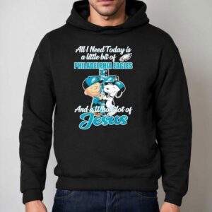 Snoopy And Charlie Brown All I Need Is Today Philadelphia Eagles Hoodie