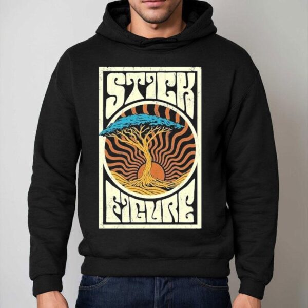 Stick Figure Sunrise Tree Shirt