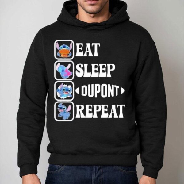 Stitch Eat Sleep Dupont Repeat Shirt