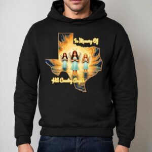 Texas Flooding Print Casual Hoodie