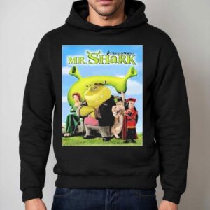The Bad Guys Mr Shark Collab With Shrek Hoodie