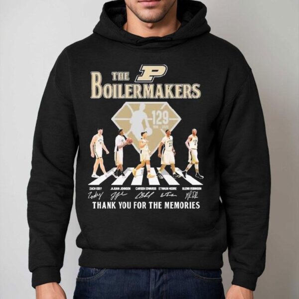 The Purdue Boilermakers 129th Thank You For The Memories 1896 2025 Signatures Shirt