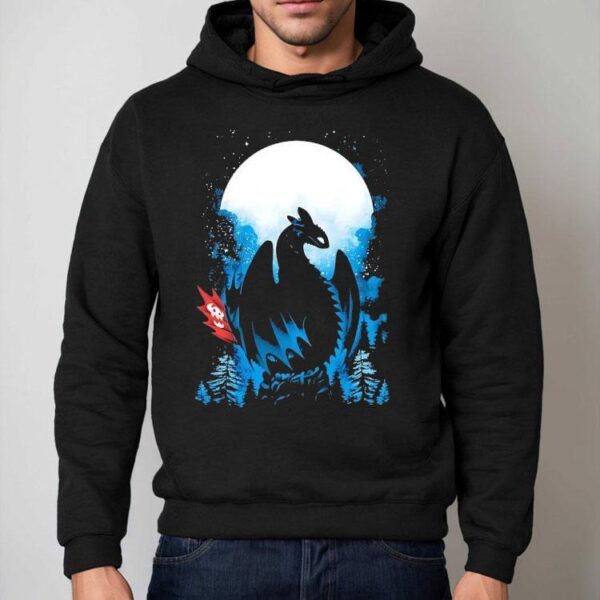 Toothless From How To Train Your Dragon In The Moonlight Shirt