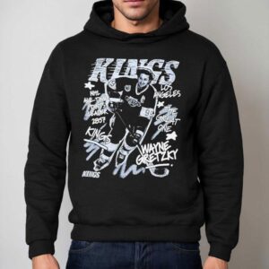 Wayne Gretzky Los Angeles Kings Hockey Nhl All The Points Leader Hoodie