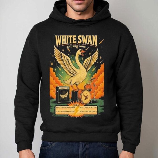White Swan July Show Dates 2025 Shirt